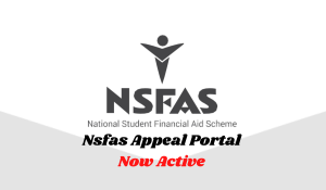 Nsfas Appeal Portal Now Active