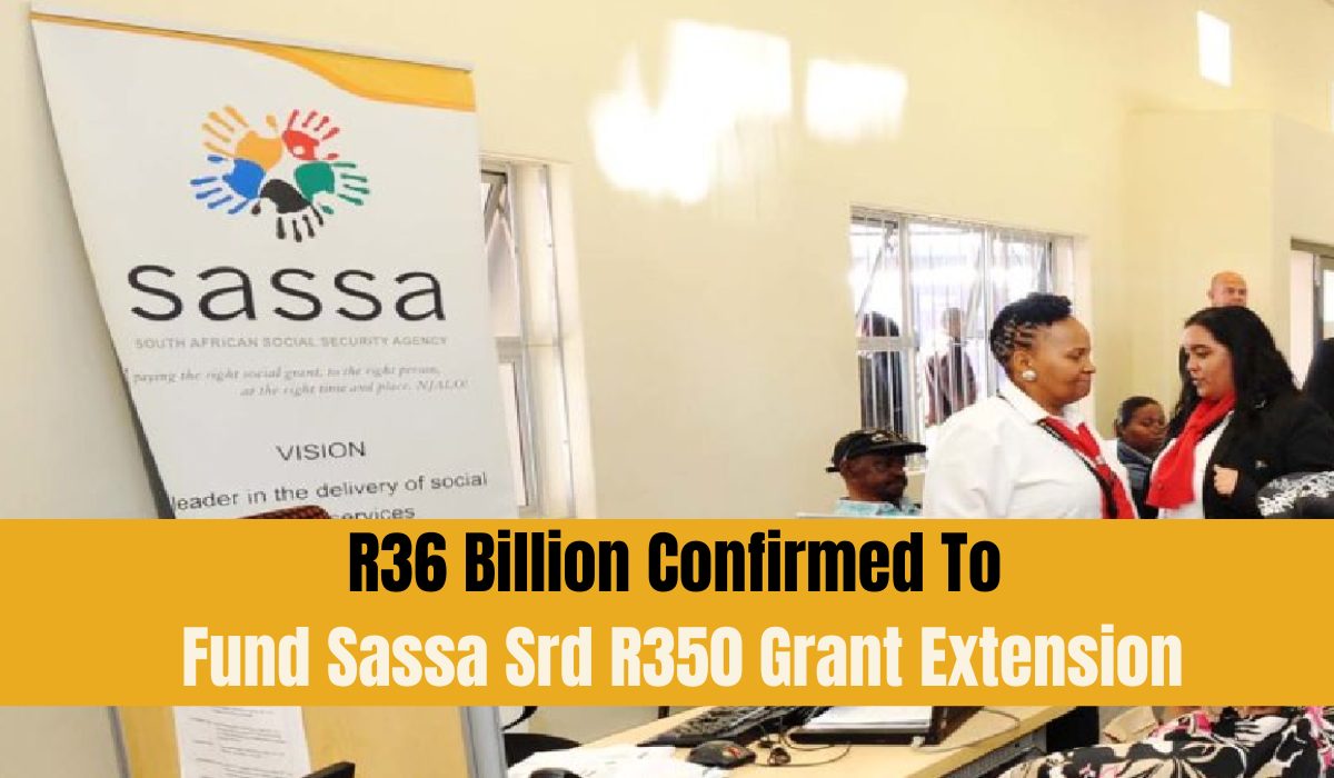 R36 Billion Confirmed To Fund Sassa Srd R350 Grant Extension