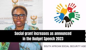 Social grant increases as announced in the Budget Speech 2023
