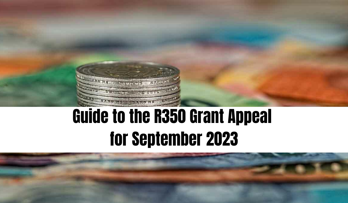 Guide to the R350 Grant Appeal for September 2023