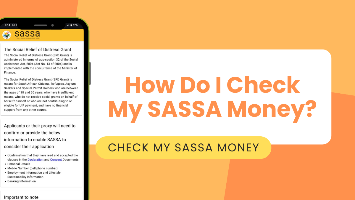 How Do I Check My SASSA Money - SASSA Status Check Online | SRD Status ...