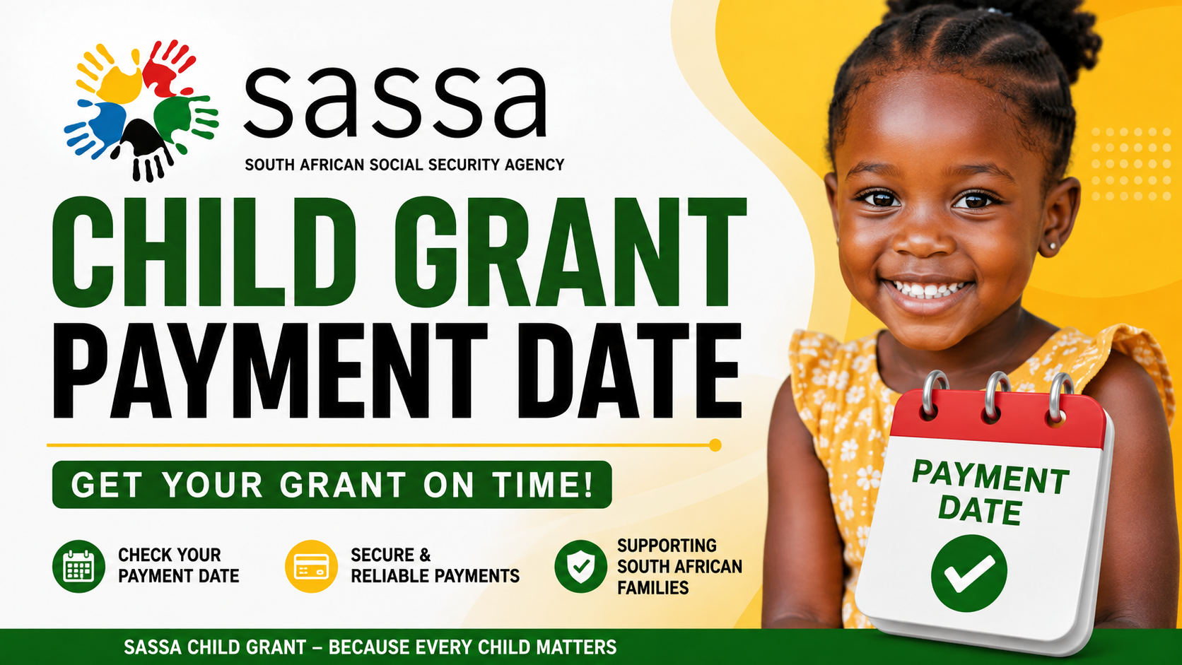 SASSA Child Grant Payment Date
