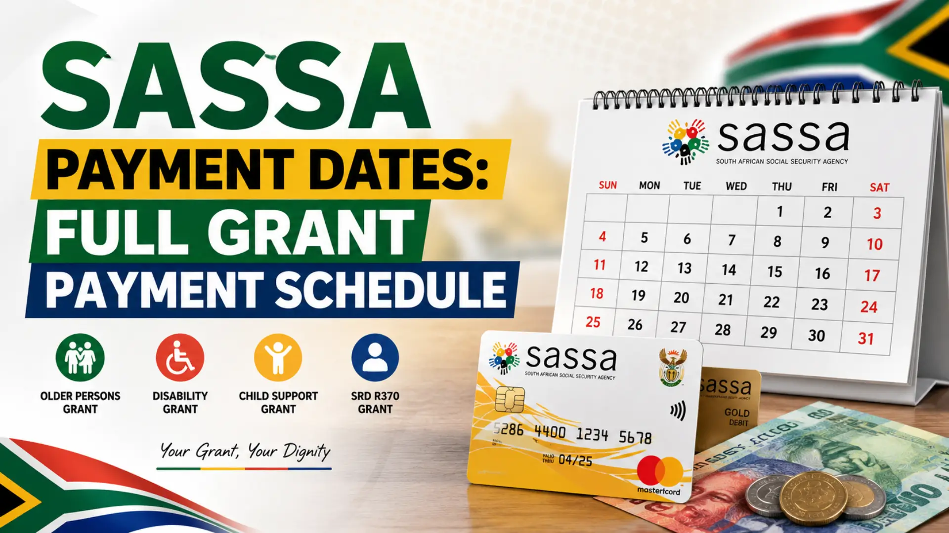 SASSA Payment Dates