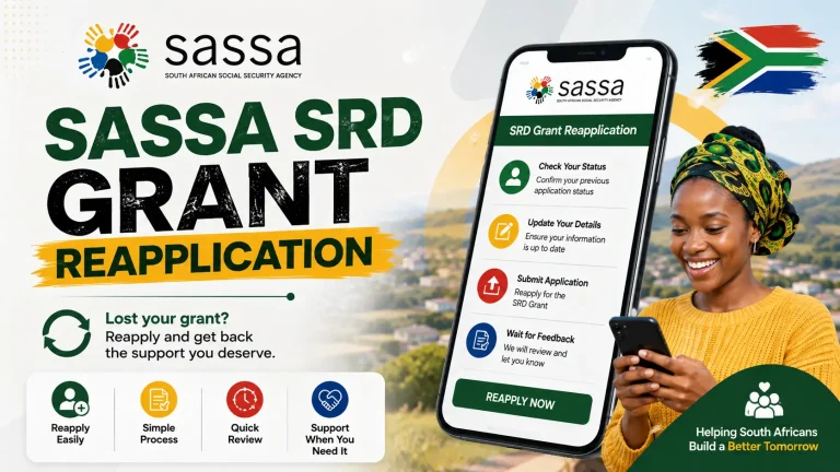 SASSA SRD Grant Reapplication 2026